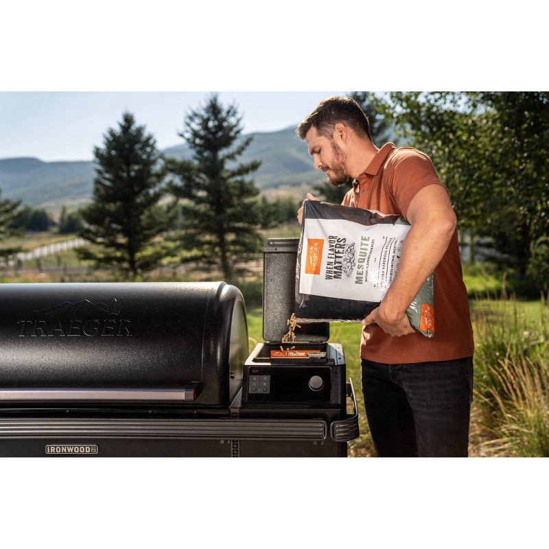slide 6 of 7, Traeger Mesquite Pellets 18lbs Wood, 18 lb