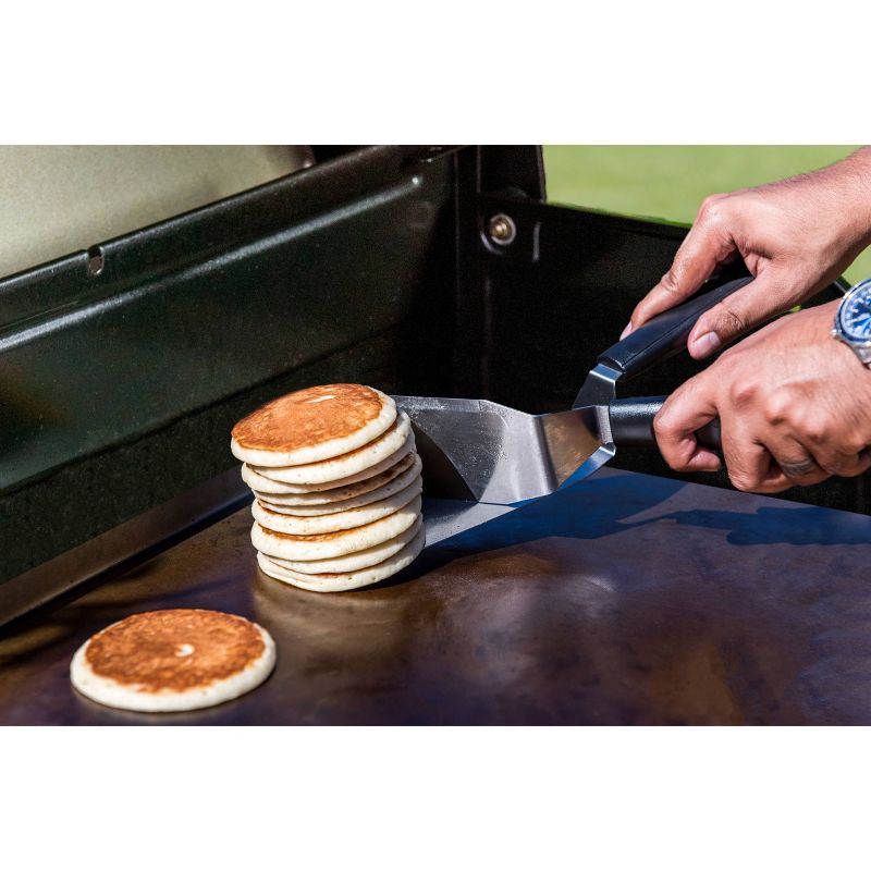 slide 3 of 5, Char-Broil Carbon Steel Heat-Resistant Griddle Stone Grill Topper Silver, 1 ct