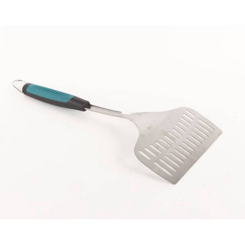 slide 3 of 4, Char-Broil Comfort Grip Double Wide Heat-Resistant Grill Spatula Stainless Steel Silver, 1 ct