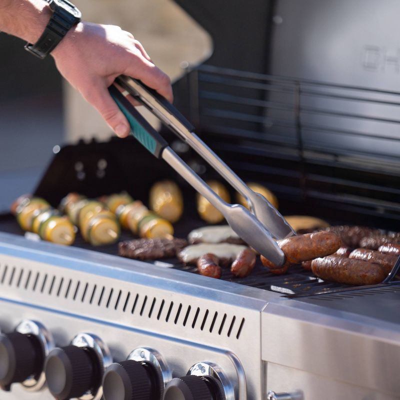 slide 5 of 5, Char-Broil 4pc Comfort Grip Tool Heat-Resistant Grill Cookware Set, 4 ct