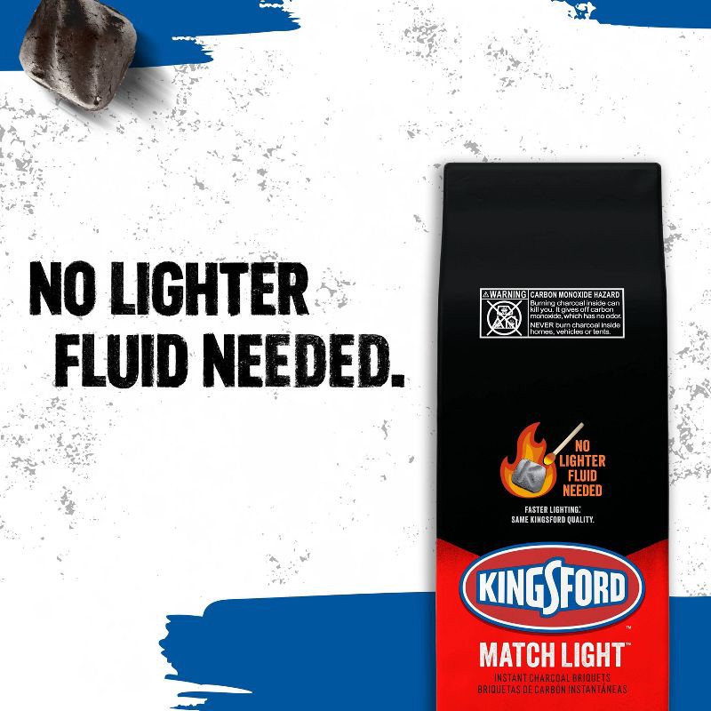 slide 3 of 12, Kingsford Match Light 12lbs Instant Charcoal Briquettes, 12 lb