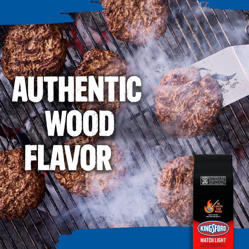 slide 7 of 12, Kingsford Match Light 12lbs Instant Charcoal Briquettes, 12 lb