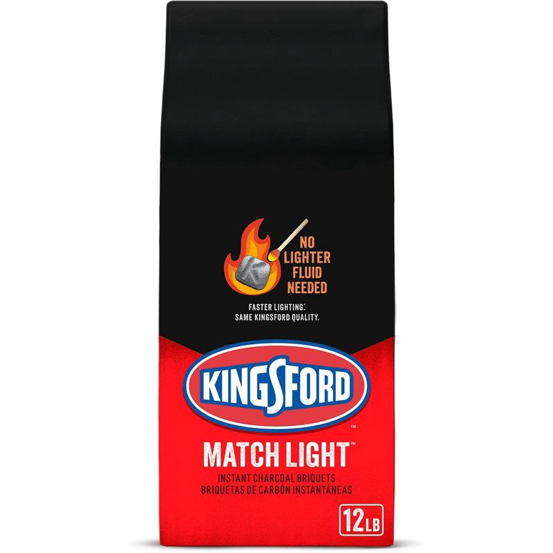 slide 1 of 12, Kingsford Match Light 12lbs Instant Charcoal Briquettes, 12 lb