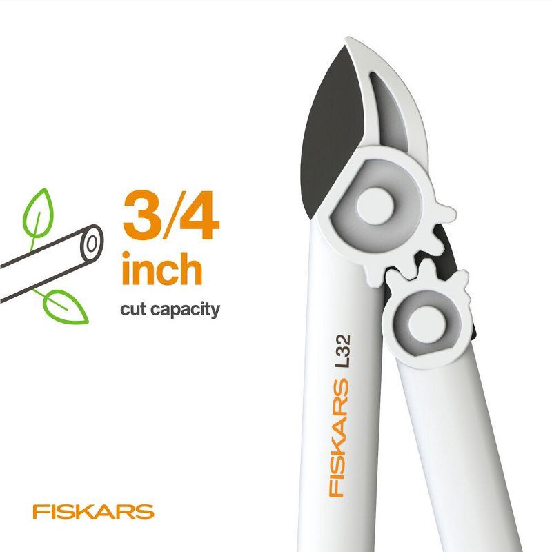 slide 6 of 7, Fiskars 15” PowerGear Lightweight Lopper, 1 ct