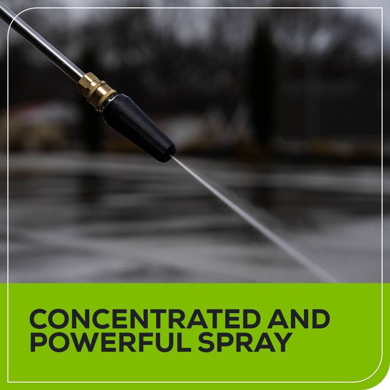 slide 6 of 7, Greenworks 3100 PSI Turbo Nozzle Pressure Washer Spray Tip, 1 ct