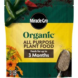 Miracle-Gro Organics Plant Food Granules Fertilizer 3lbs