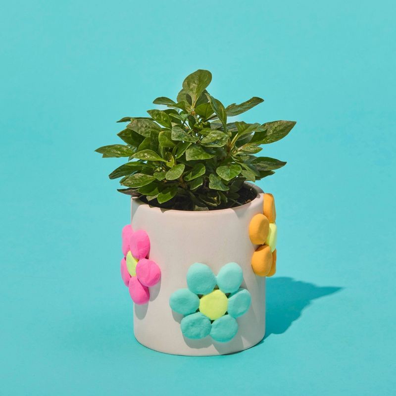 slide 2 of 10, Mud Puddle Society 9pc Clay Ceramic Planter Garden Art Kit, 9 ct