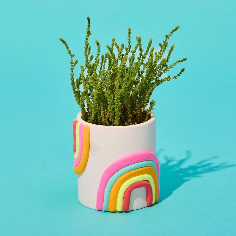 slide 6 of 10, Mud Puddle Society 9pc Clay Ceramic Planter Garden Art Kit, 9 ct