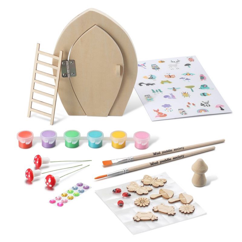 slide 3 of 7, Mud Puddle Society Fairy Door Garden Art Kit, 1 ct