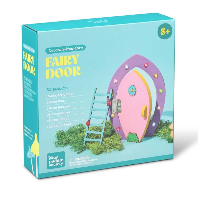 slide 4 of 7, Mud Puddle Society Fairy Door Garden Art Kit, 1 ct