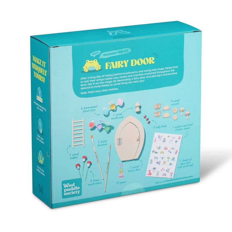 slide 5 of 7, Mud Puddle Society Fairy Door Garden Art Kit, 1 ct