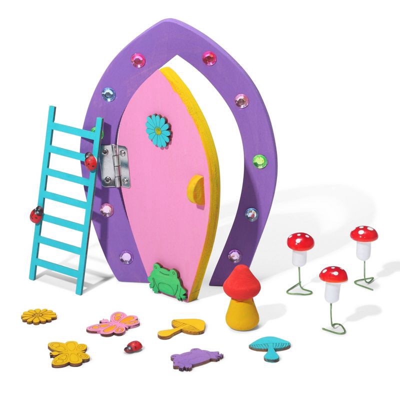 slide 6 of 7, Mud Puddle Society Fairy Door Garden Art Kit, 1 ct