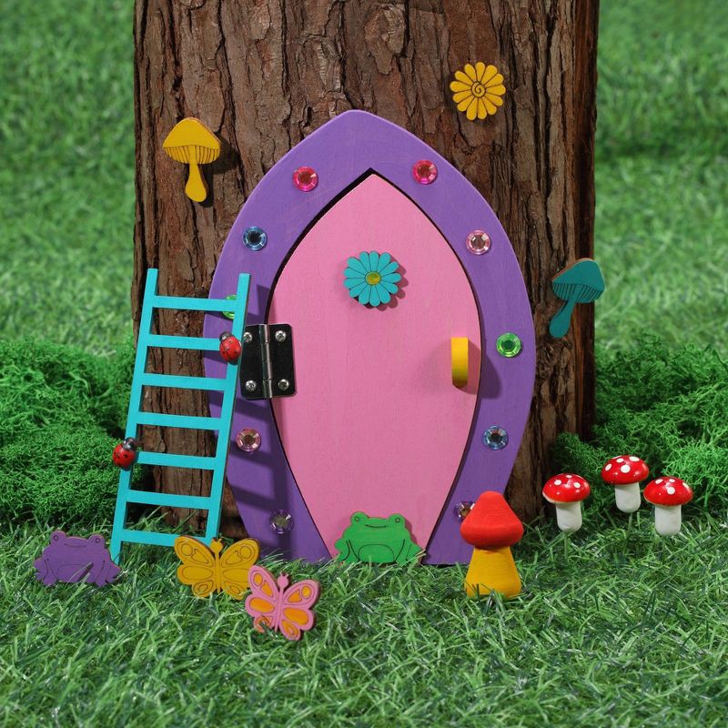 slide 7 of 7, Mud Puddle Society Fairy Door Garden Art Kit, 1 ct