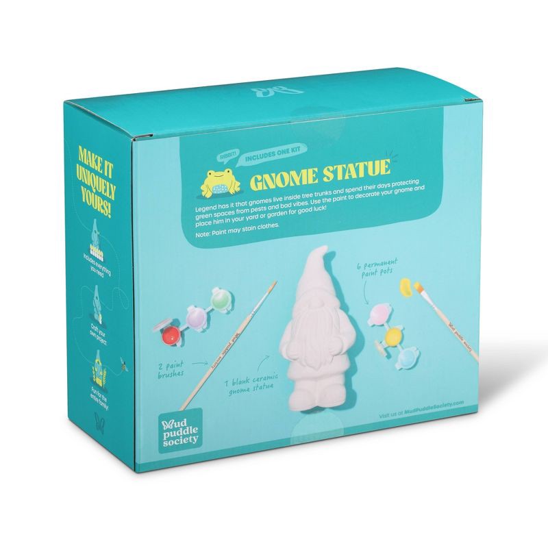 slide 5 of 8, Mud Puddle Society 8pc Gnome Statue Garden Art Kit, 8 ct