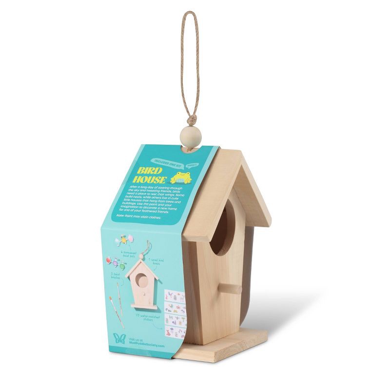 slide 5 of 7, Mud Puddle Society 4pc Bird House Garden Art Kit, 4 ct