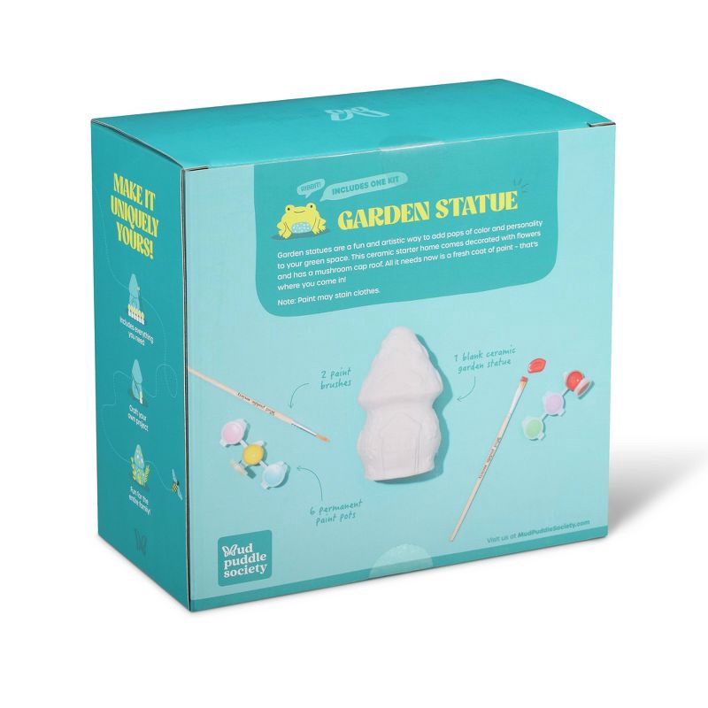 slide 5 of 8, Mud Puddle Society Garden Statue, 1 ct