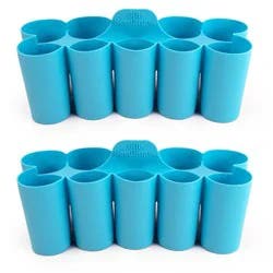 Sili-Seedlings 2pk 10 cell Seed Starter Silicone Outdoor Planter Opal Blue