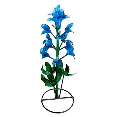 slide 1 of 1, Creative Decor Sourcing Medium Metal Bluebonnet Dcor, 8 in x 20 in