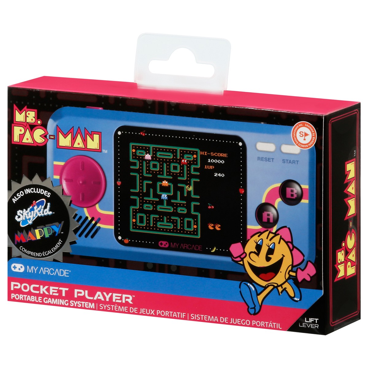 slide 3 of 9, My Arcade Ms. Pac-Man Pocket Player 1 ea, 1 ct