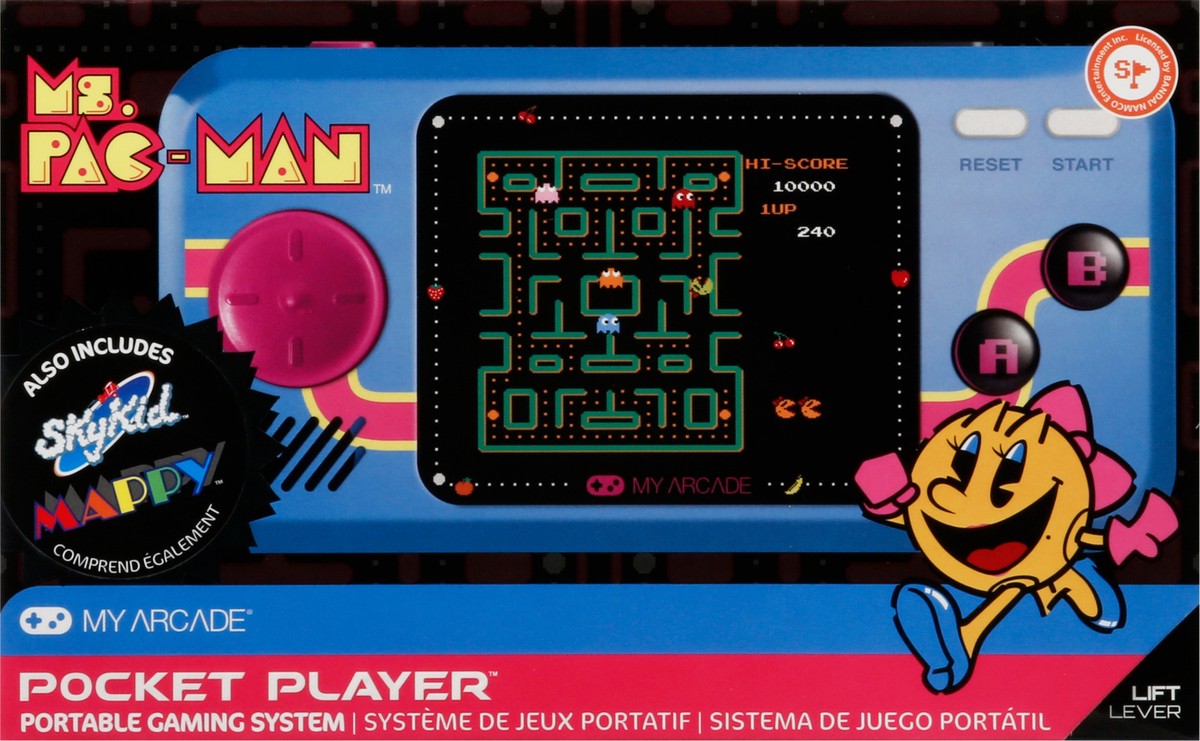 slide 6 of 9, My Arcade Ms. Pac-Man Pocket Player 1 ea, 1 ct