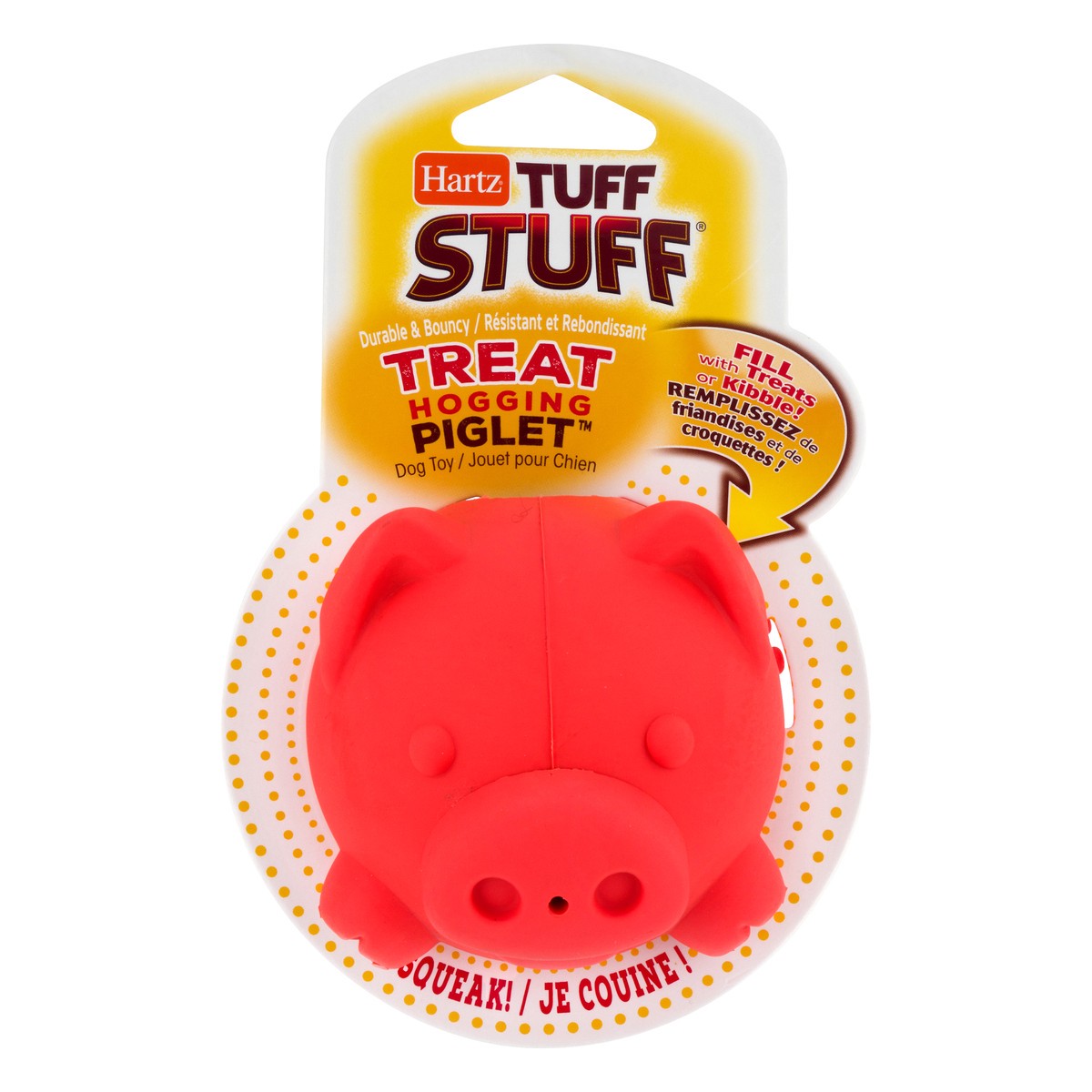 slide 9 of 11, Hartz Tuff Stuff Treat Hogging Piglet Dog Toy 1 ea, 1 ct