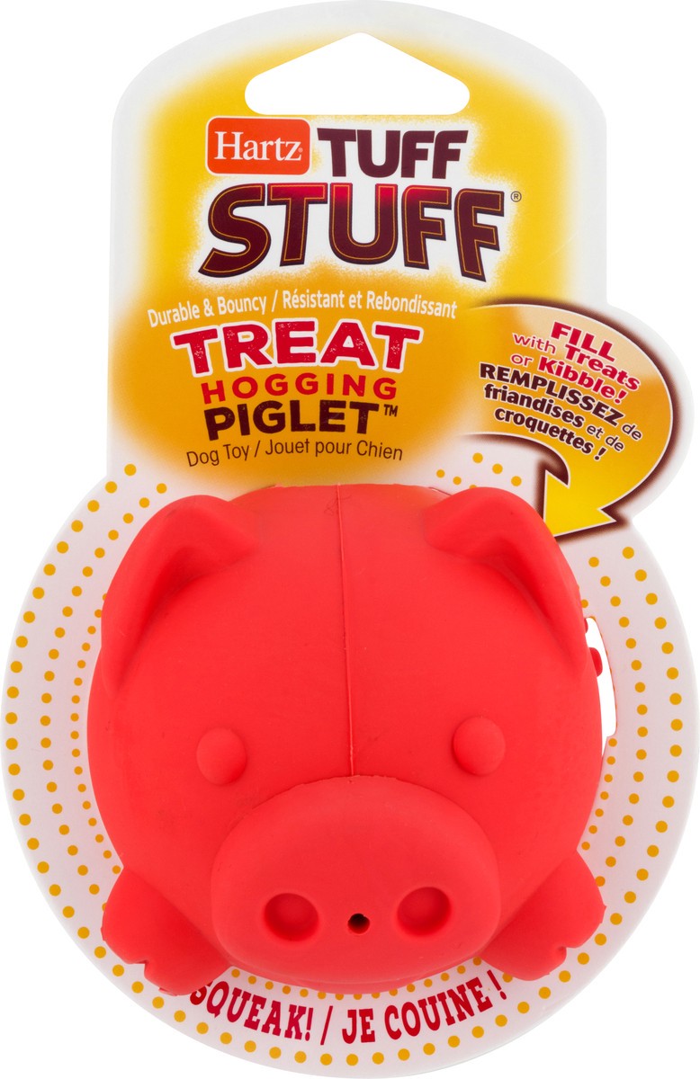 slide 4 of 11, Hartz Tuff Stuff Treat Hogging Piglet Dog Toy 1 ea, 1 ct