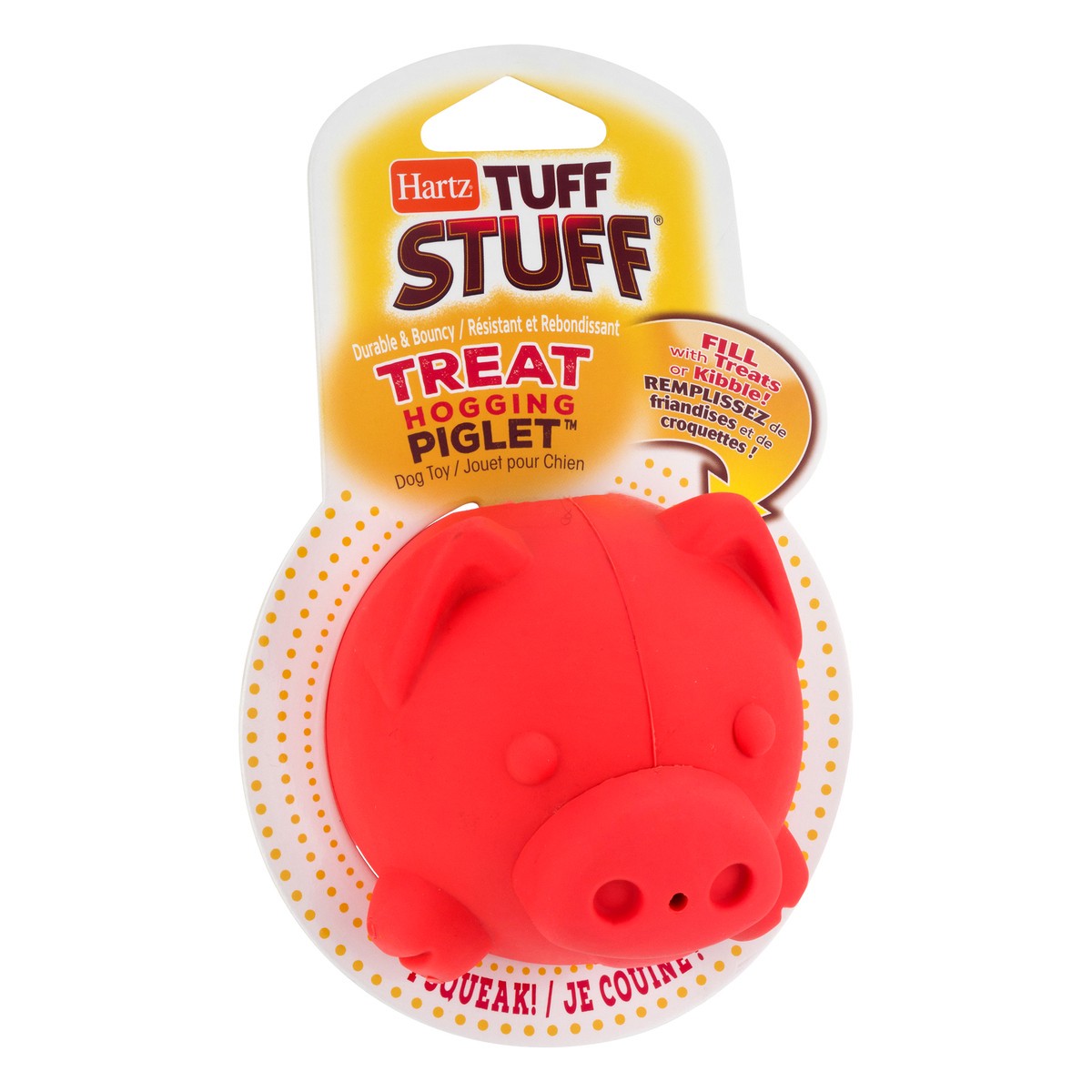 slide 6 of 11, Hartz Tuff Stuff Treat Hogging Piglet Dog Toy 1 ea, 1 ct