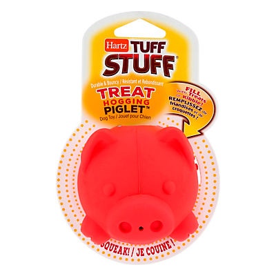 slide 1 of 1, Hartz Tuff Stuff Dog Toy, Treat Hogging Piglet, 1 ct