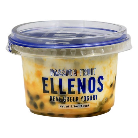 slide 1 of 1, Ellenos Passion Fruit Greek Yogurt, 5.3 oz