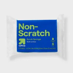 Non-Scratch Scrub Multi-Surface Sponges - 6ct - up&up™
