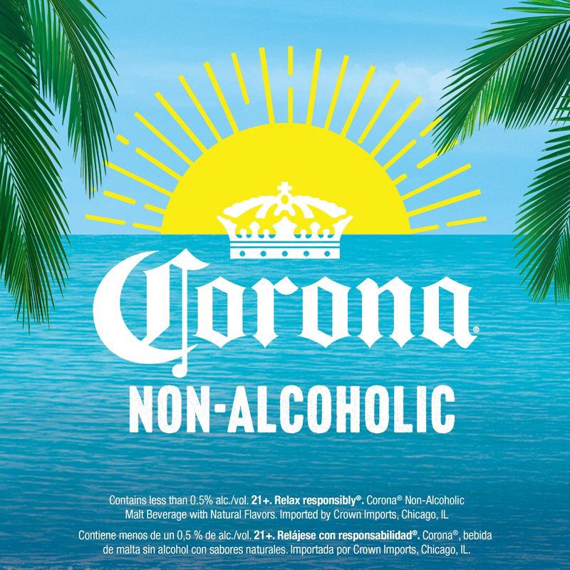 slide 10 of 11, Corona Non-Alcoholic - 6pk/12 fl oz Bottles, 6 ct; 12 fl oz