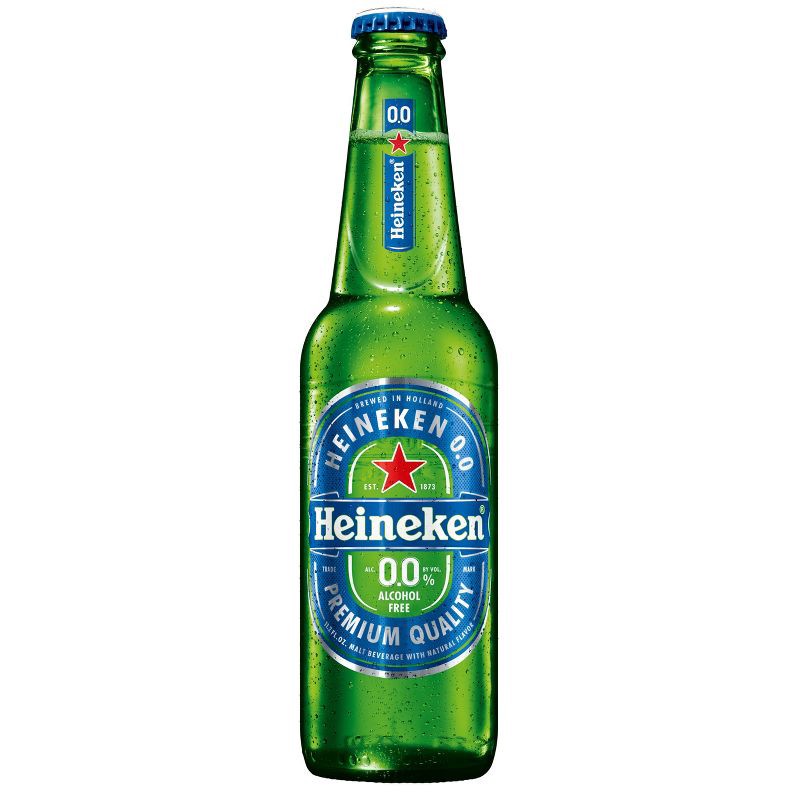 slide 3 of 8, Heineken 0.0 Non-Alcoholic Beer - 6pk/11.2 fl oz Bottles, 6 ct; 11.2 fl oz