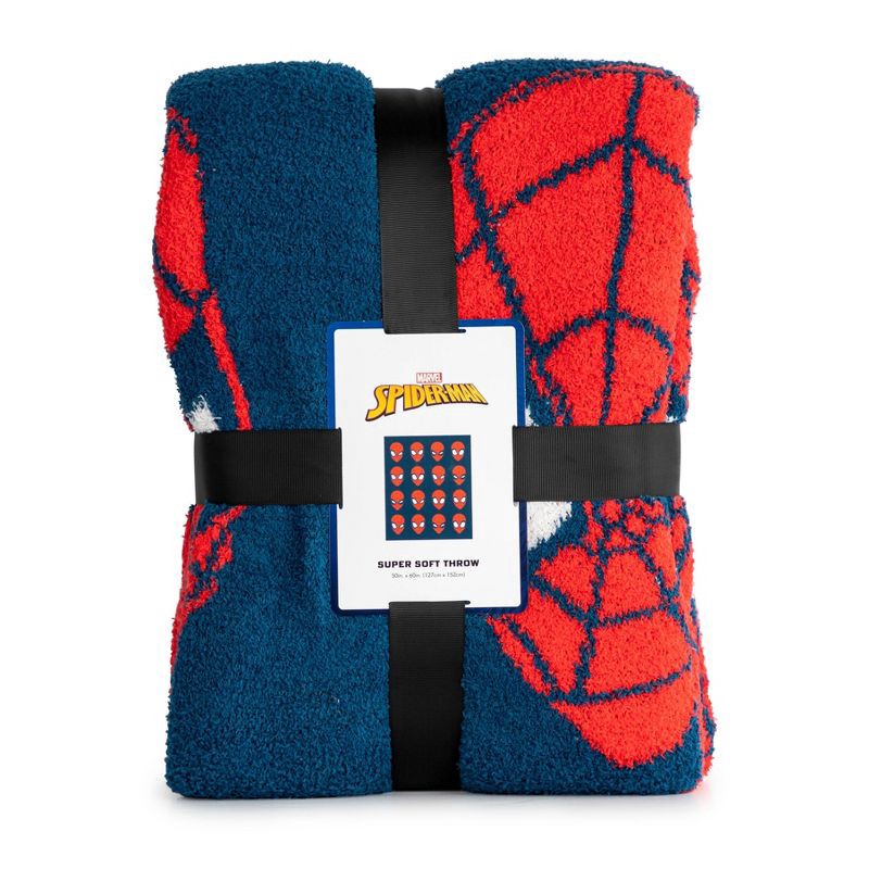 slide 1 of 4, Spider-Man 50"x60" Feather Touch Blanket, 1 ct