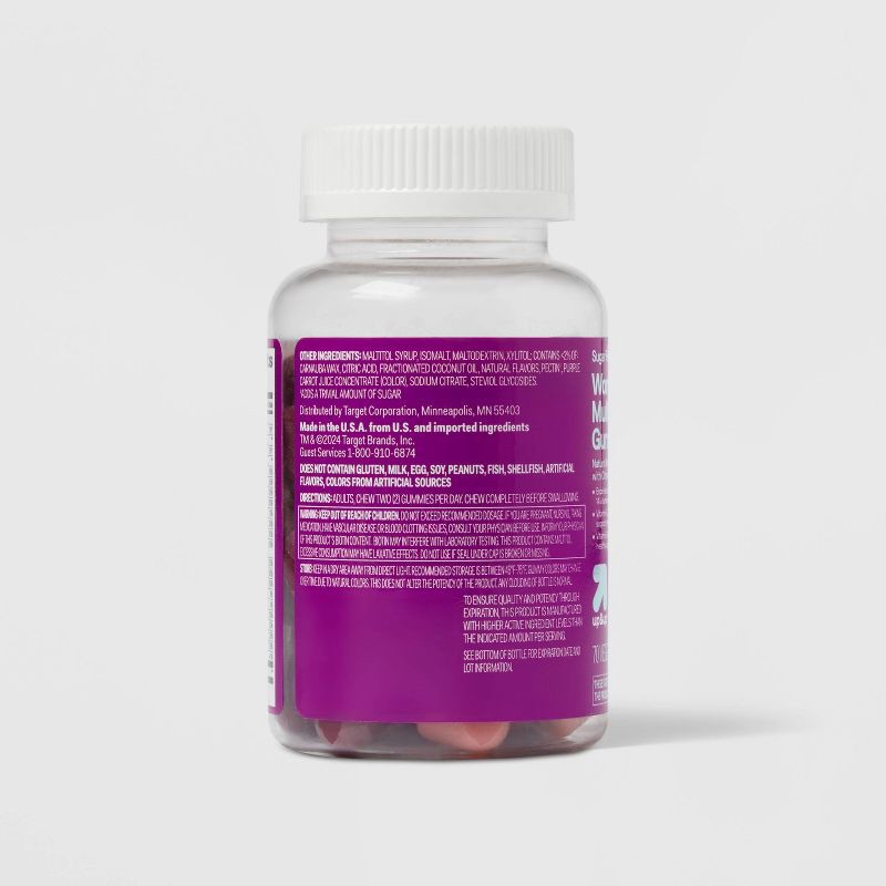 slide 4 of 4, Sugar Free Women's Multivitamin Gummies - 70ct - up&up™, 70 ct