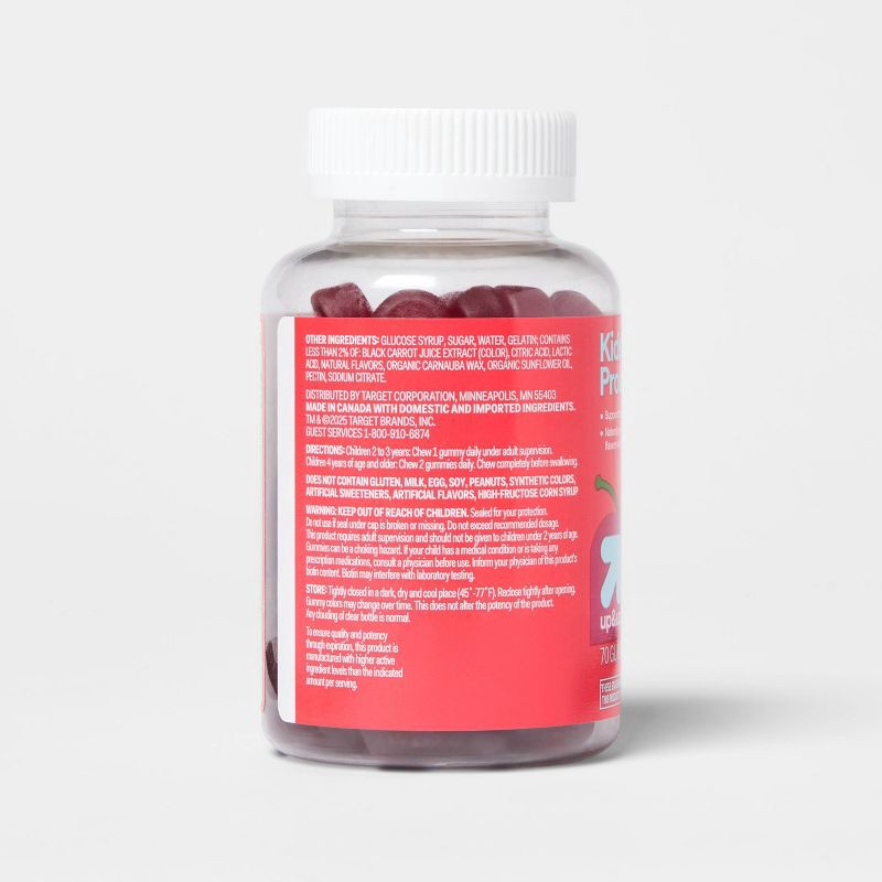 slide 4 of 5, Kids' Multivitamin + Probiotic Gummies - 70ct - up&up™, 70 ct