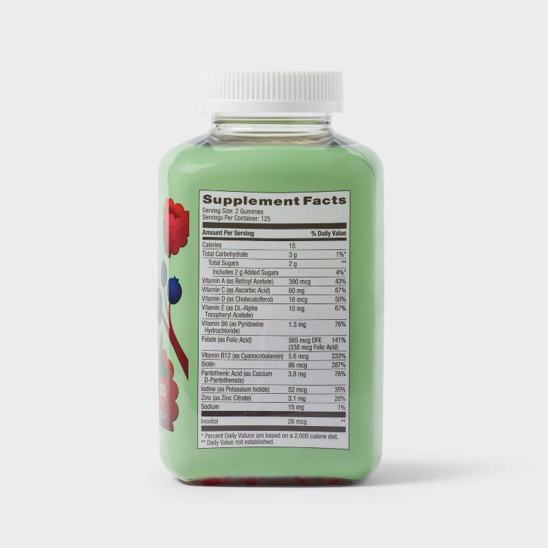 slide 3 of 4, Adult Multivitamin Gummies - Bulk Size - 250ct - up&up™, 250 ct