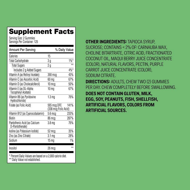 slide 5 of 5, Adult Multivitamin Gummies - Bulk Size - 250ct - up&up™, 250 ct