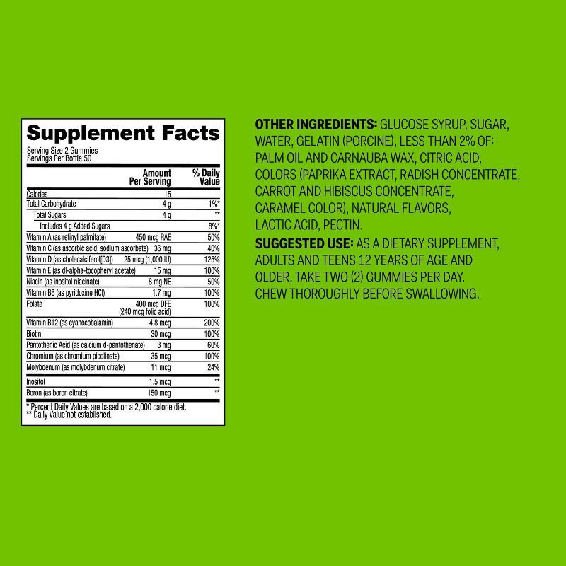 slide 5 of 5, Teen Multivitamin Gummies - 100ct - up&up™, 100 ct