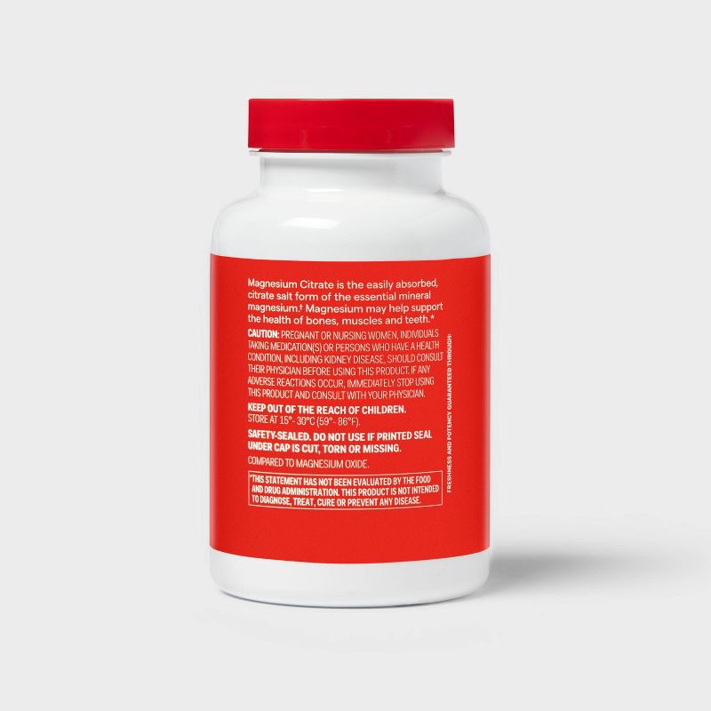 slide 4 of 5, Magnesium Citrate Dietary Supplements - 250mg Softgels - 60ct - up&up™, 250mg, 60 ct
