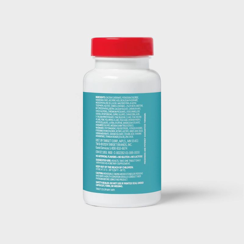 slide 4 of 5, Men's 50+ Multi-Vitamin Tablets - 100ct - up&up™, 100 ct