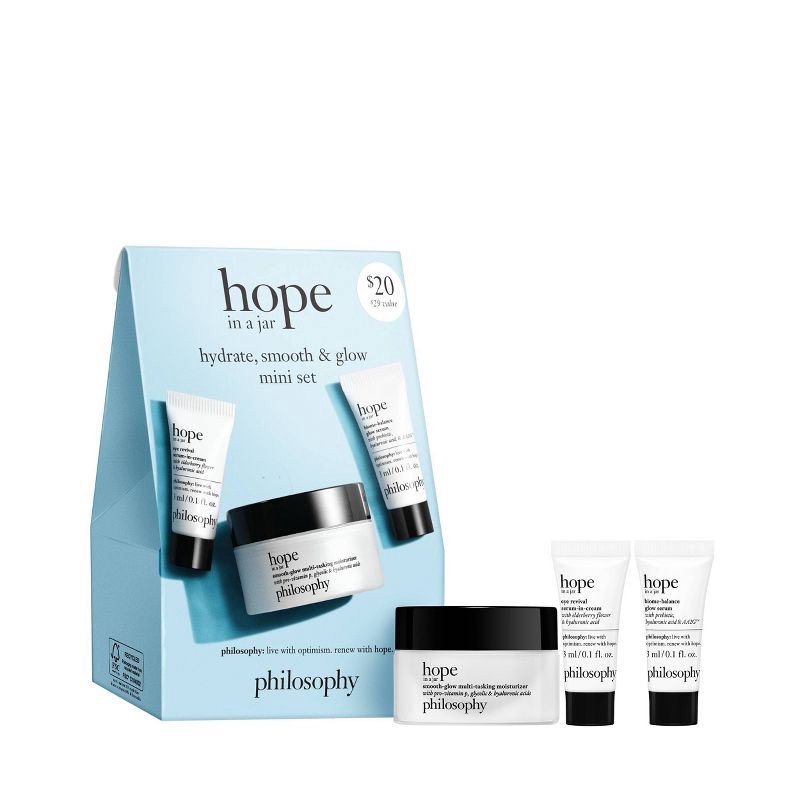 slide 1 of 9, philosophy Hope In A Jar Mini Set - 3pc - Ulta Beauty, 3 ct