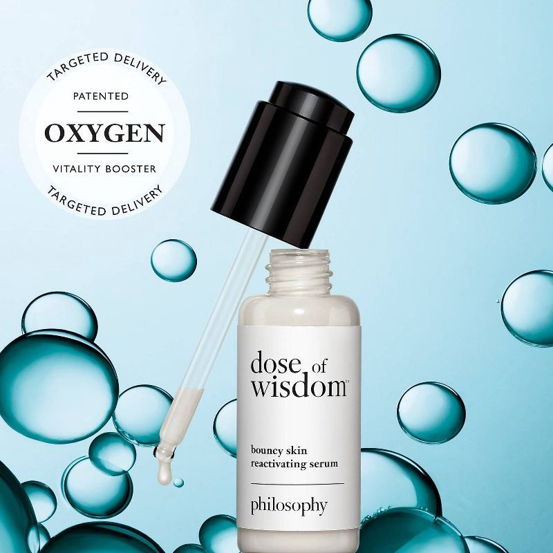 slide 8 of 10, philosophy Dose of Wisdom Bouncy Skin Reactivating Serum - 1 fl oz - Ulta Beauty, 1 fl oz