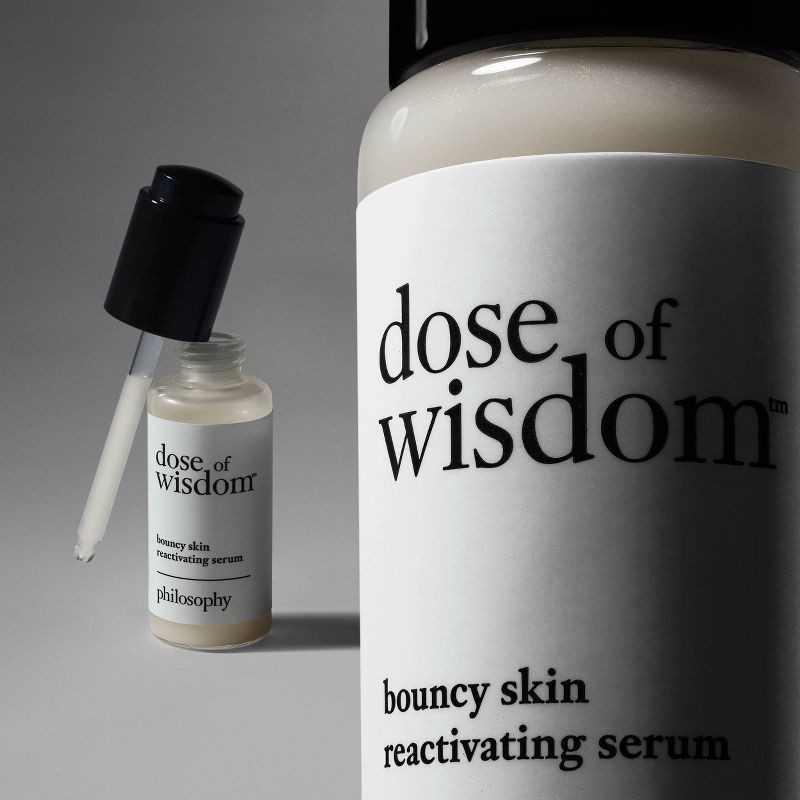 slide 10 of 10, philosophy Dose of Wisdom Bouncy Skin Reactivating Serum - 1 fl oz - Ulta Beauty, 1 fl oz
