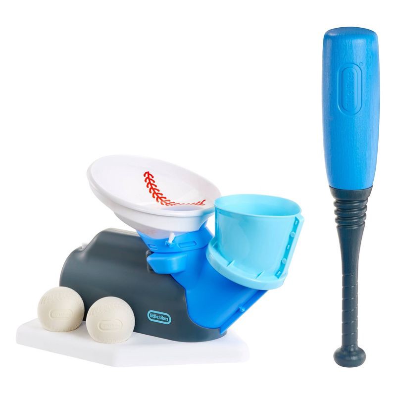 slide 2 of 7, Little Tikes 2-in-1 Pop and Pitch Trainer Toy Baseball Set - 6pc, 6 ct