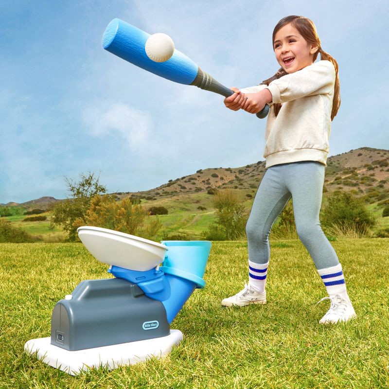 slide 3 of 7, Little Tikes 2-in-1 Pop and Pitch Trainer Toy Baseball Set - 6pc, 6 ct