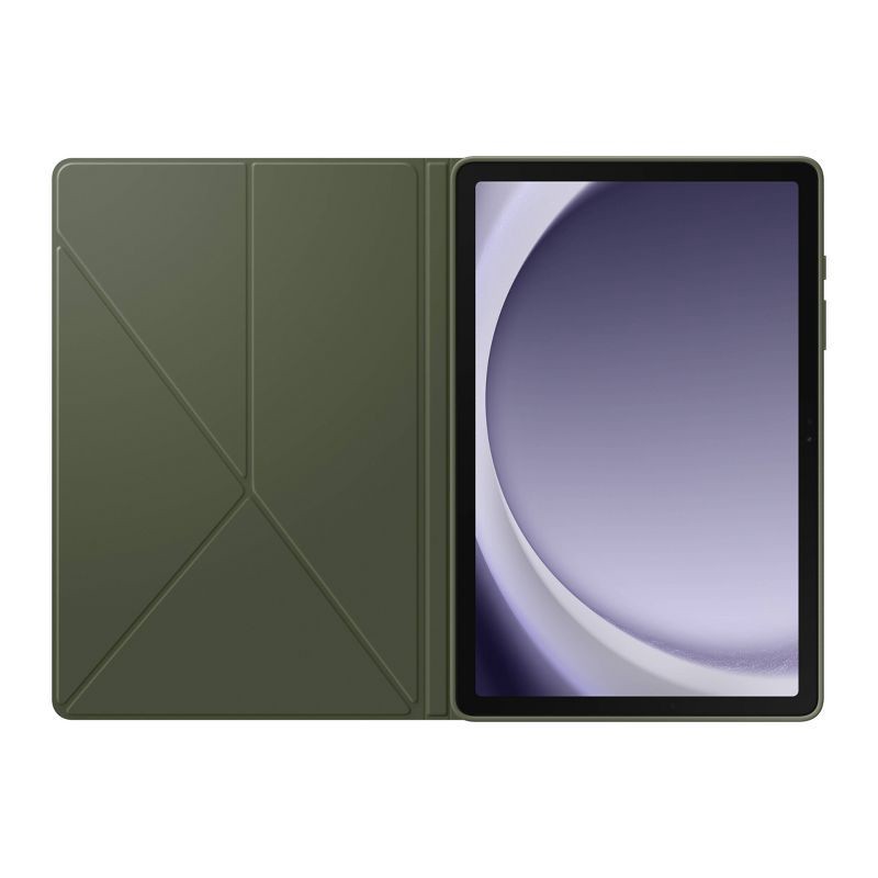 slide 2 of 11, Samsung Galaxy Tab A9+ Book Cover - Black/Green: Epoxy Tablet Case for Samsung Model, 1 ct