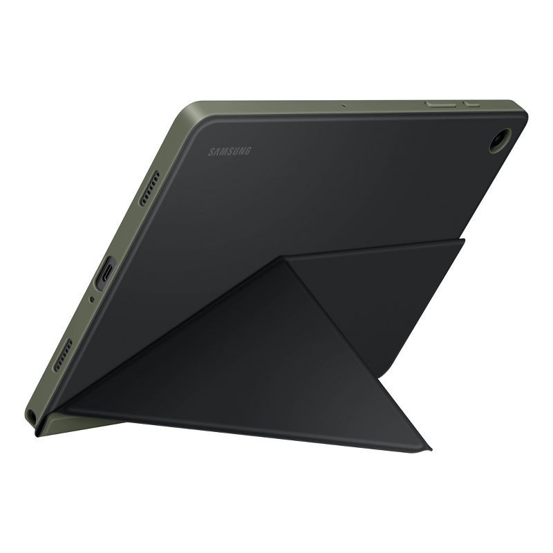 slide 10 of 11, Samsung Galaxy Tab A9+ Book Cover - Black/Green: Epoxy Tablet Case for Samsung Model, 1 ct