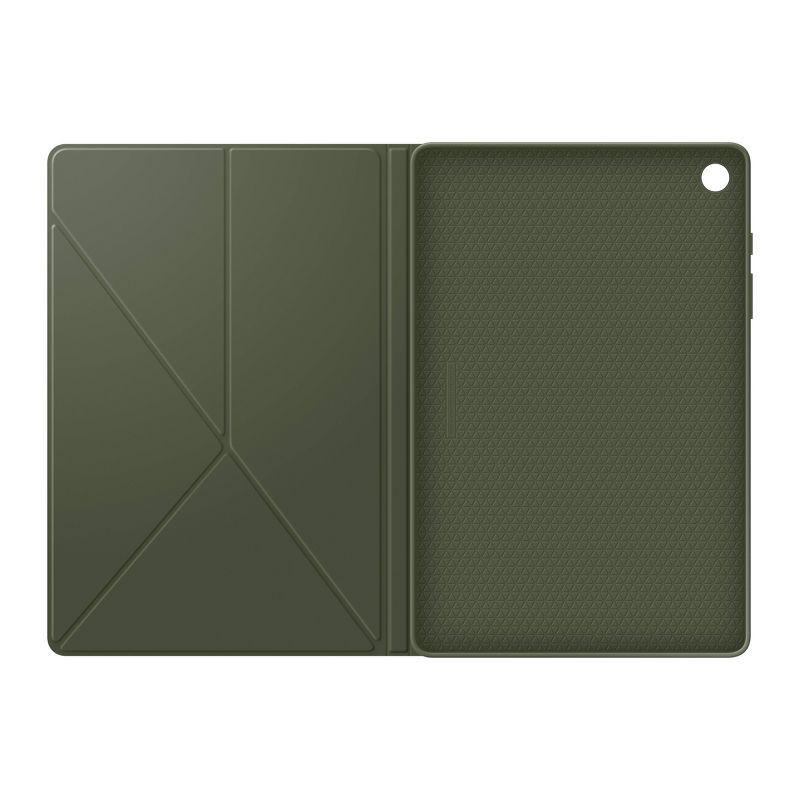 slide 9 of 11, Samsung Galaxy Tab A9+ Book Cover - Black/Green: Epoxy Tablet Case for Samsung Model, 1 ct