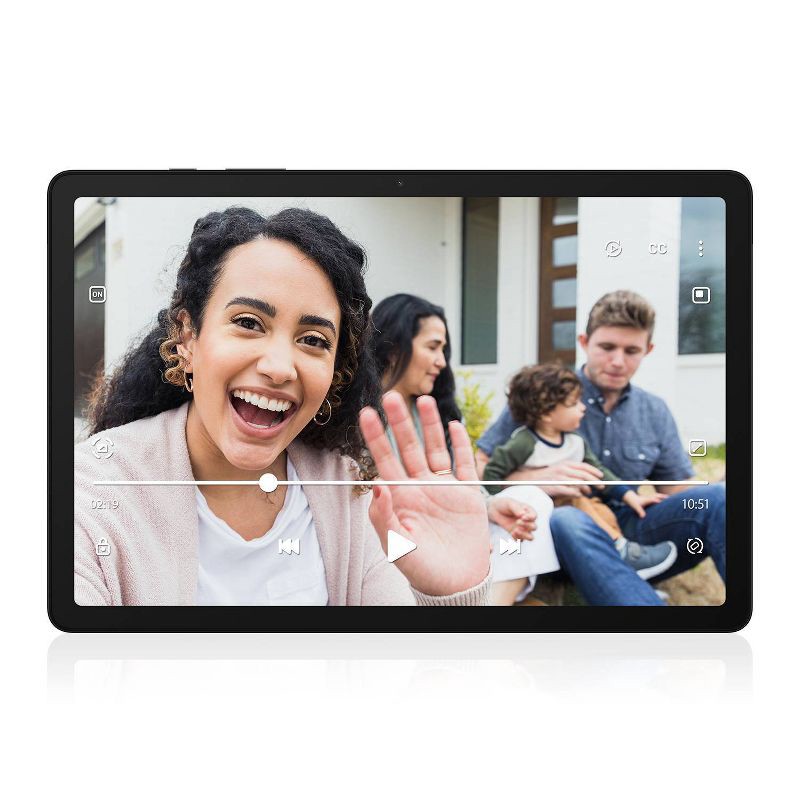 slide 6 of 10, Samsung Galaxy Tab A9+ 11" Tablet with 128GB Storage - Graphite: Face Detection Tech, Wi-Fi 5, 1 ct