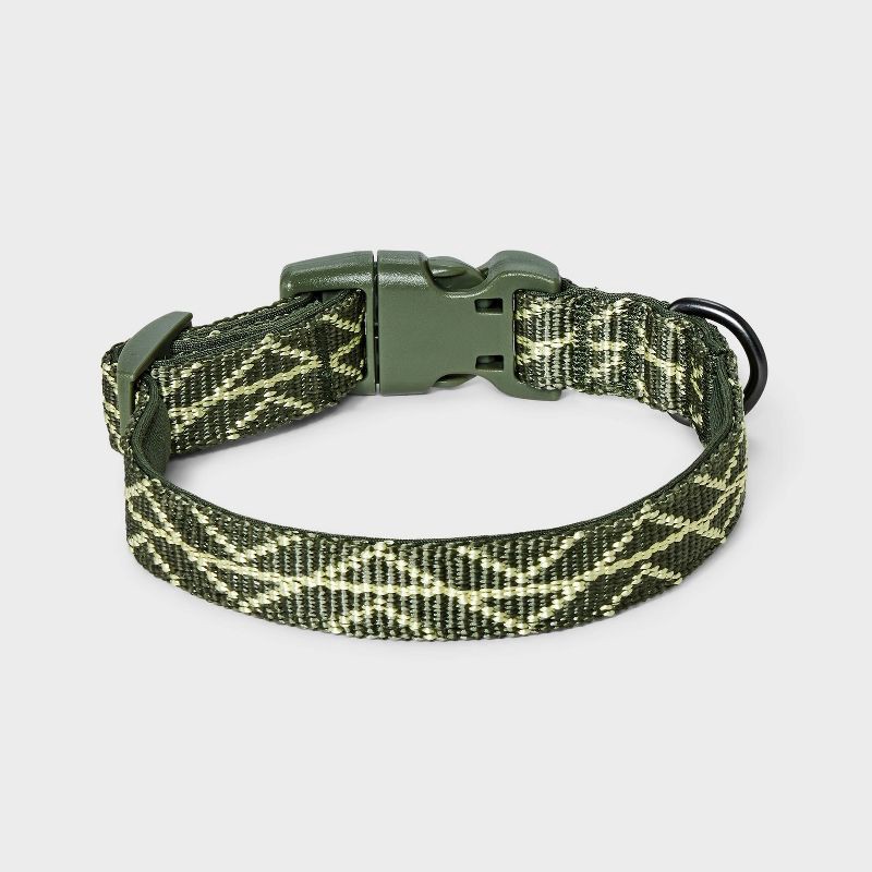 slide 2 of 3, Comfort Dog Collar - S - Dark Green - Boots & Barkley™, 1 ct